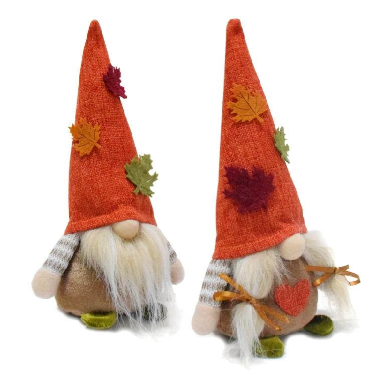 Autumn Harvest Plushes Gnomes Statue Cozys Textiles Flannel Fabric Doll For Fall Home Decorations And Holiday Gift