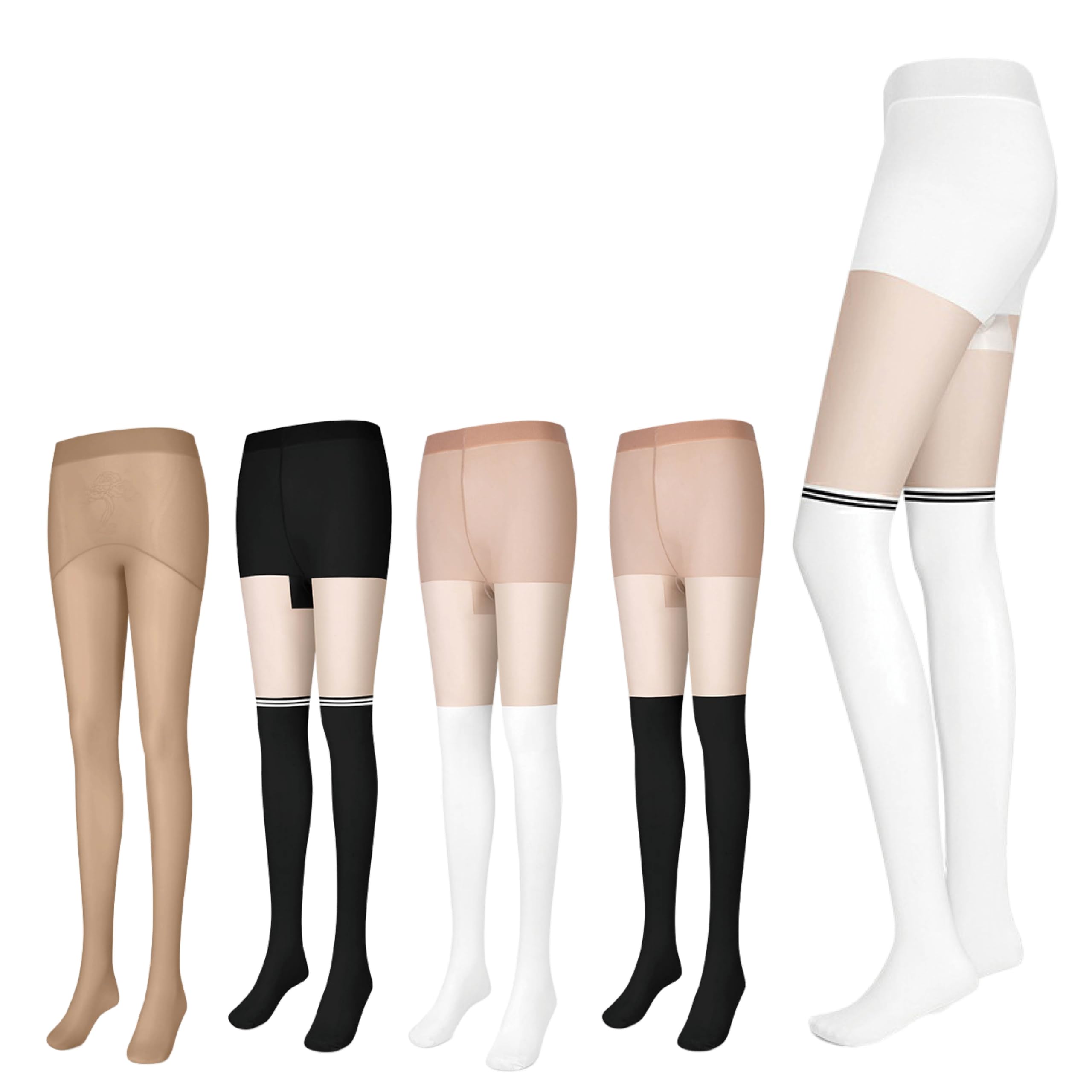 

Golf Stockings Leggings Tights Socks Golf Wear UV Protection Thin Summer Korean Style Cooling Touch Sunscreen Sports Socks Compression Slimming UV
