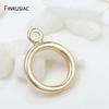 14K Gold Plated Brass OT Toggle End Clasps, Closure Fastener Buckle Connectors for DIY Necklace Bracelet Jewelry Making Supplies