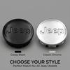 4Pcs 56mm Car Wheel Center Caps Hub Cap Covers Emblem For Jeep Renegade Wrangler JK Grand Cherokee WJ XJ Willys Compass Command AKZ1