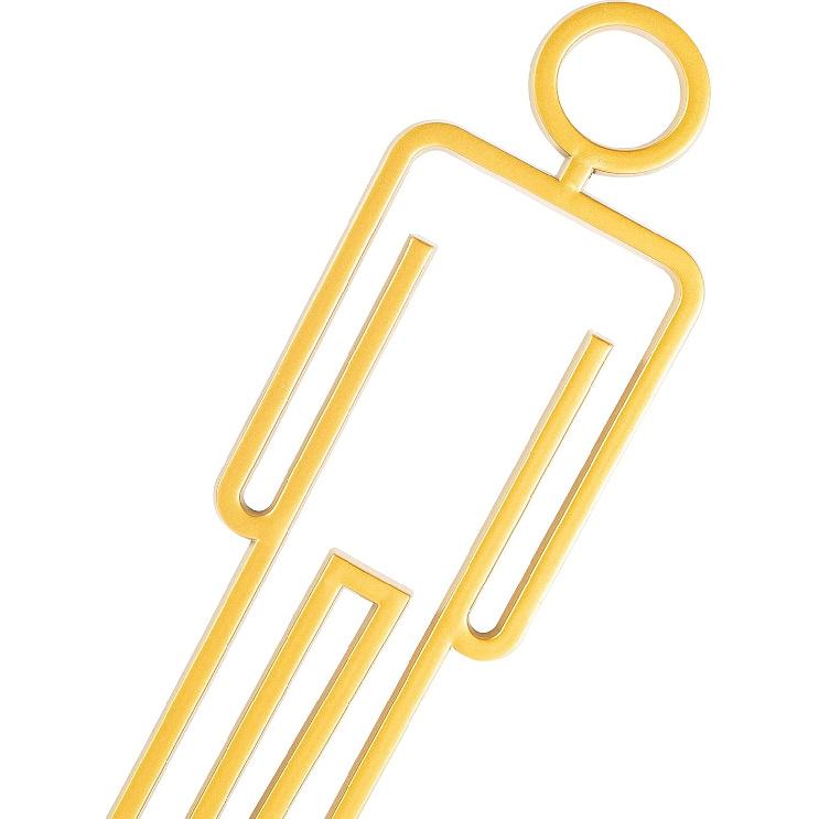 Acrylic Adhesive Backed Men's and Women's Bathroom Sign, Bathroom Door Signs, Restroom Signs for Business,Bathroom Signage (Golden)