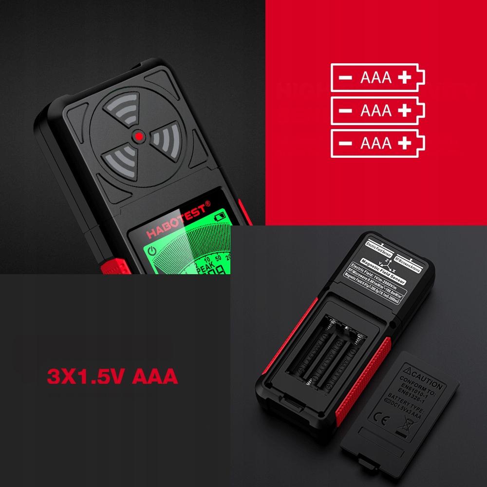 Electromagnetic Field Meter Emf Radio Wave Tester Habotest Ht627