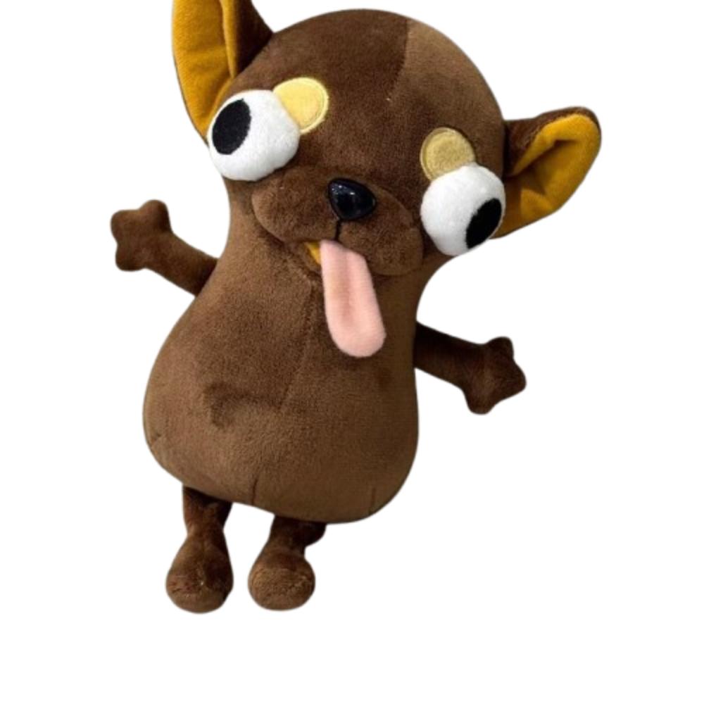 Chihuahua Hund Plüschtier Simulation Hunde Welpen Haustier Stofftier Chihuahua Puppe Kawaii Stofftiere Puppe Geburtstags Weihnachtsgeschenke brown
