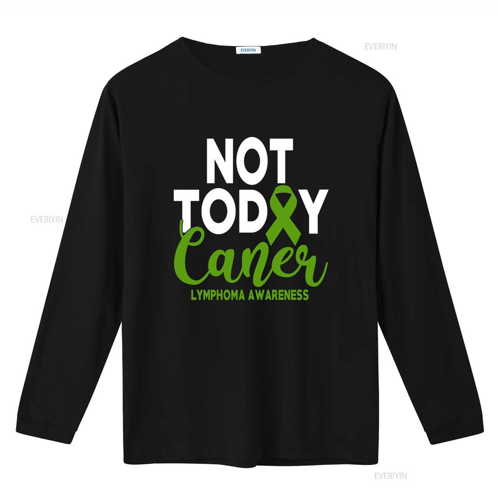 Cancer Lymphoma Awareness Green Non Hodgkins T Shirt vintage Washed fashion Unisex Soft homme Versatile streetwear Stretched