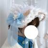 Hua Ling Handmade | Lolita Bonnet Straw Hat - Multi-color BNT Original Design, Rustic Lolita Style for Women
