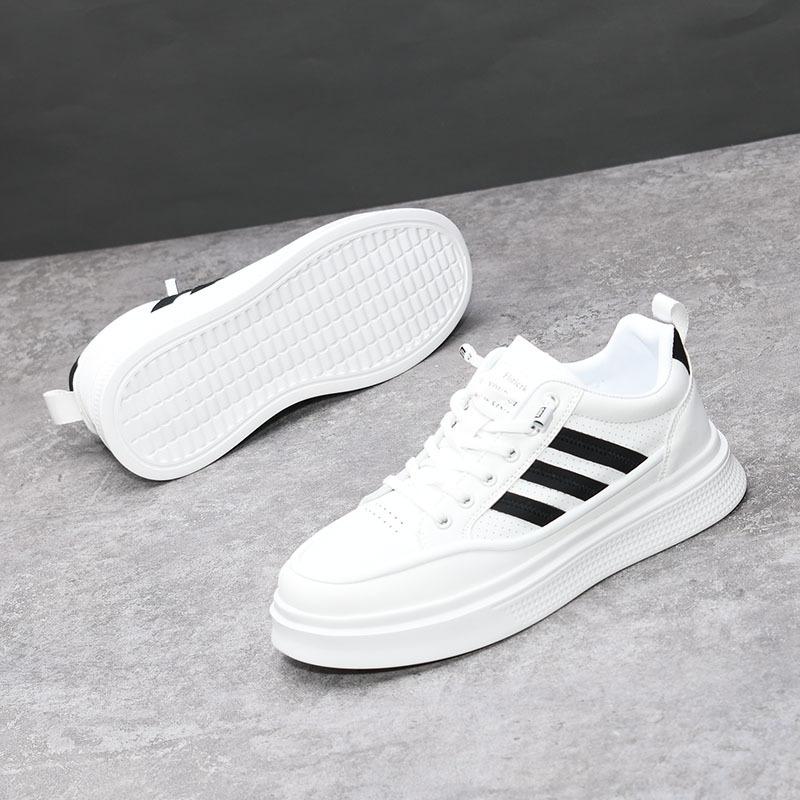 Spring 22 summer new breathable ultra-light thick-soled heightening casual board shoes