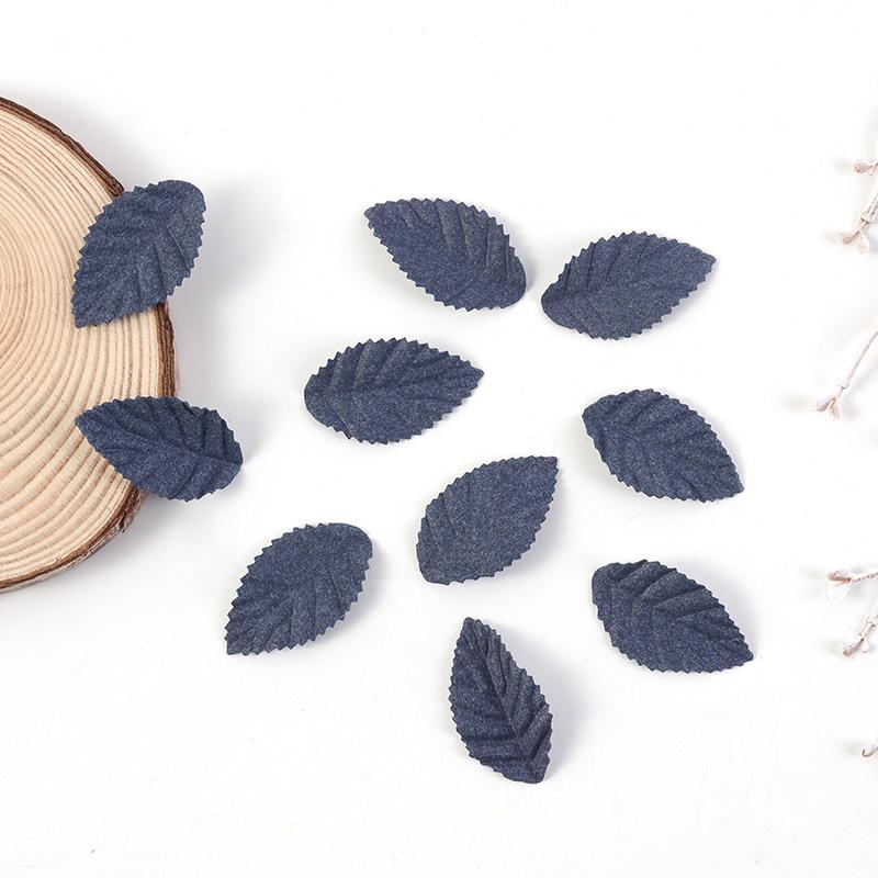30Pcs 4CM Tree Leaf Artificial Flower Leaves For Home Wedding Decoration 2025 Fall Wreath Garland Bookmark Decor DIY Accessories
