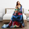 Goldorak Actarus Mazinger Z Manga Blankets Sofa Cover Flannel Decoration Warm Throw Blankets for Home Car Rug Piece