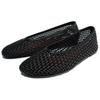Zara Minimalist Elegant Woven Round Toe Flat Fashion Ballet Casual Shoes Women Flats Black 12524510800