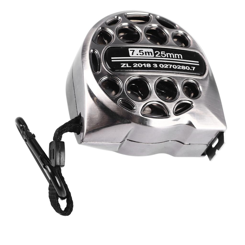 Edelstahl Maßband Doppelseitige Skala Hohl Design Einziehbarer Metrischer Lineal für