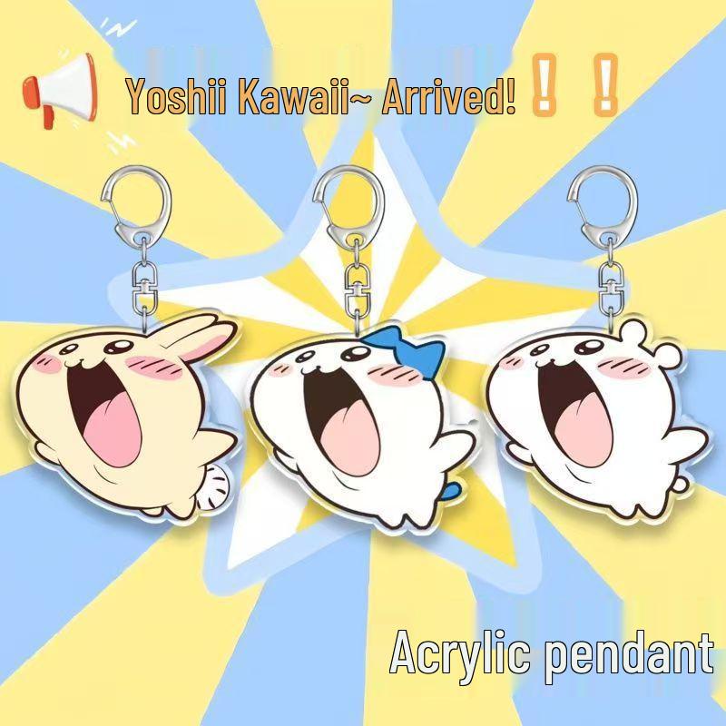 Chiikawa Usagi Acrylic Keychain - Cute Small Hachi-kko-i Pendant Gift