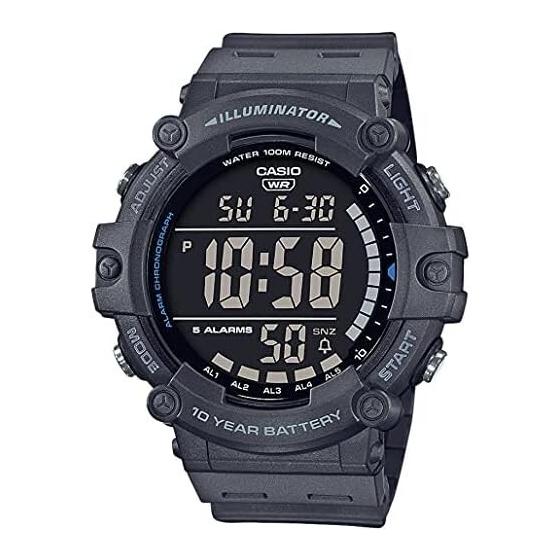 [Casio] CASIO Standard Digital Watch AE-1500WH-8BV Men s Cheap Casio Chipkashi Dark Gray Overseas Model [Parallel Import]