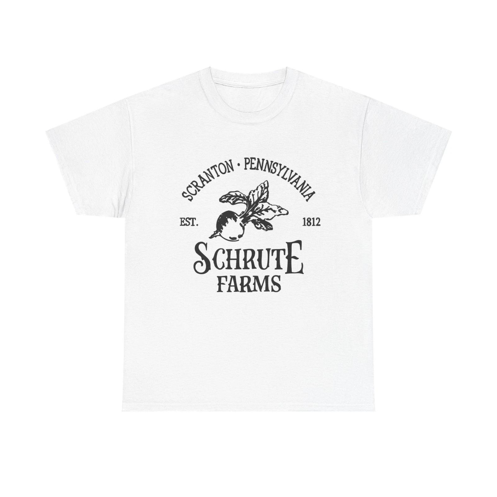 Графическая футболка Schrute Farms The Office Унисекс Тяжелая хлопковая футболка XL