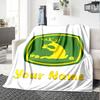 1pc John Deere Banner Blanket with Custom Name, Gift, for Men and Women, Soft Blanket, Good for Sofa Bed Couch Travel, Lightweight Flannel Blanket