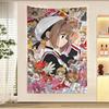 Cardcaptor Sakura Kinomoto Sakura School Uniform Wall Tapestry  Cozy Room Decor for Classic Shoujo Anime  Cardcaptor Fans
