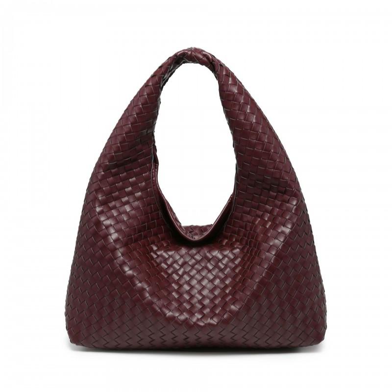 Borsa Tote Tessuta in Camoscio da Donna Grande Morbida in Pelle a Spalla Con Magnete per Pendolarismo Quotidiano Uso Casual