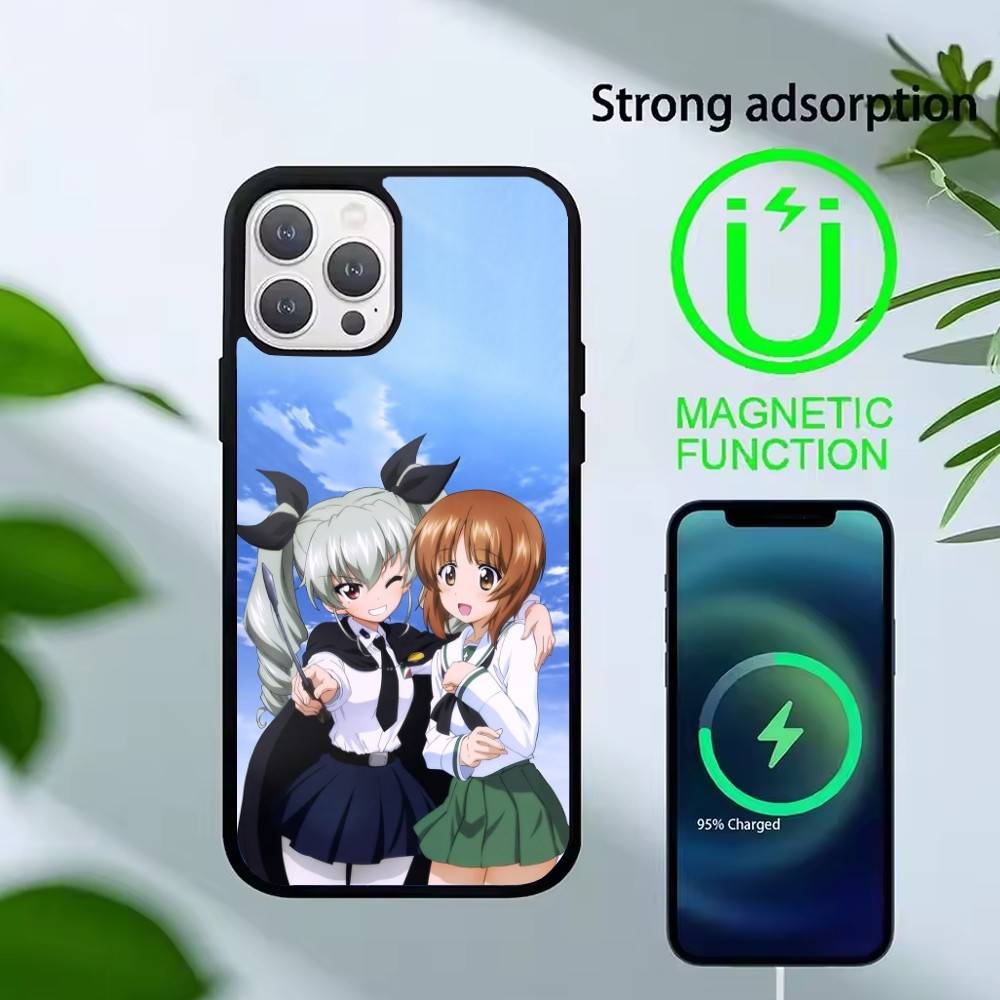 G-GIRLS F-Und P-PANZER Phone Case For iPhone17,16,15,14,13 Plus,Pro Max Magnetic For Magsafe Wireless Charging