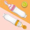 Squeezing Feeding Bottle Silicone Newborn Baby Training Rice Cereal  Food Spoon Supplement Feeder Safe Useful Tableware for Kids