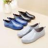 New Rain Shoes Men's Construction Site Short Tube Cold-proof Shallow Mouth Waterproof Oil-proof Non-slip Fleece Warm Integrated Rubber Shoes
