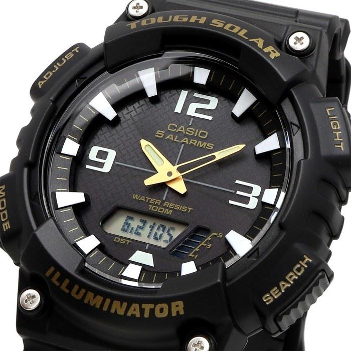 Casio Tough Solar Analog-Digital Quartz Watch AQ-S810W-1BV Men's Black (Type-1B)