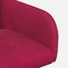 Dining Chairs 2 Pcs Velvet Wine Red 59 X 56.5 X 86 Cm