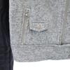 ARMANI EXCHANGE wool blend Imitation Leather Riders jacket S switching Women Used