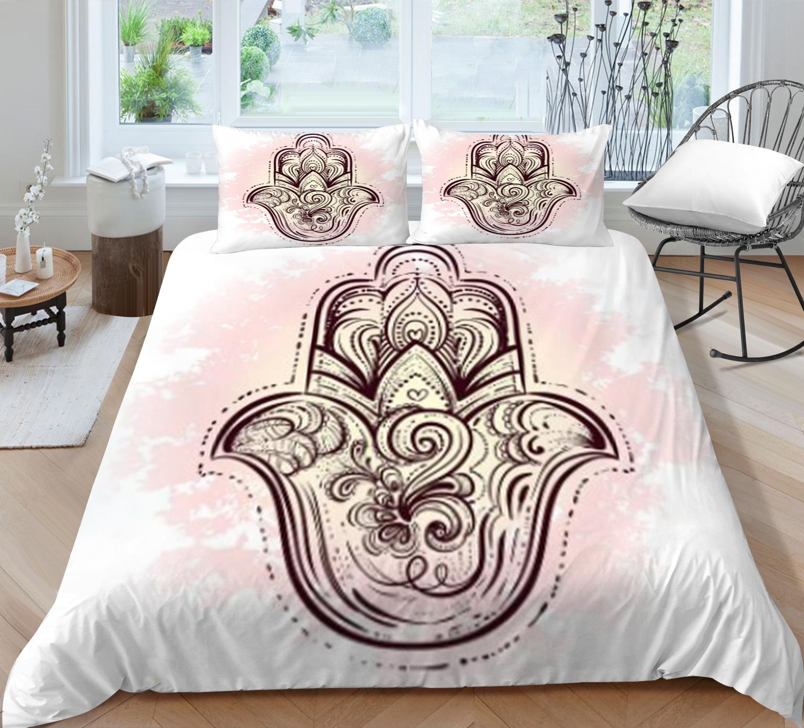 

Постельное белье в стиле бохо, комплект пододеяльников, богемный комплект постельного белья, комплект высокого качества, комплект постельного белья, мужской одинарный, двуспальный комплект постельного белья EU Single 135x200cm