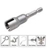 Natural Slotted Butterfly Hole Socket Wrench 65mm Hexagonal Handle Electric Screwdriver Wing Nut Socket Tool