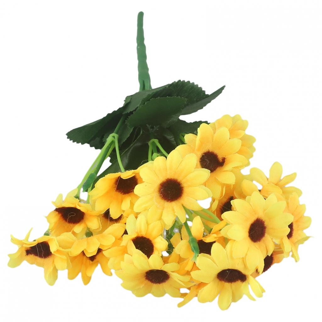 Fake Flower Bouquet Fake Sunflower Home Decorations Item Leaf