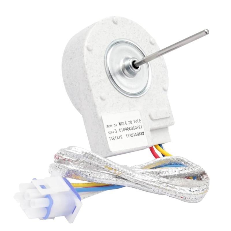 Quiet Refrigerator Fan Assembly for Replace WR60X10277 Precisions Cooling Component Freezer Condenser Motor Enduring