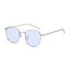 Square Metal Oversized Sunglasses Unisex Fashion UV400 Protection for Driving and Holiday Trips Classic Versatile Design