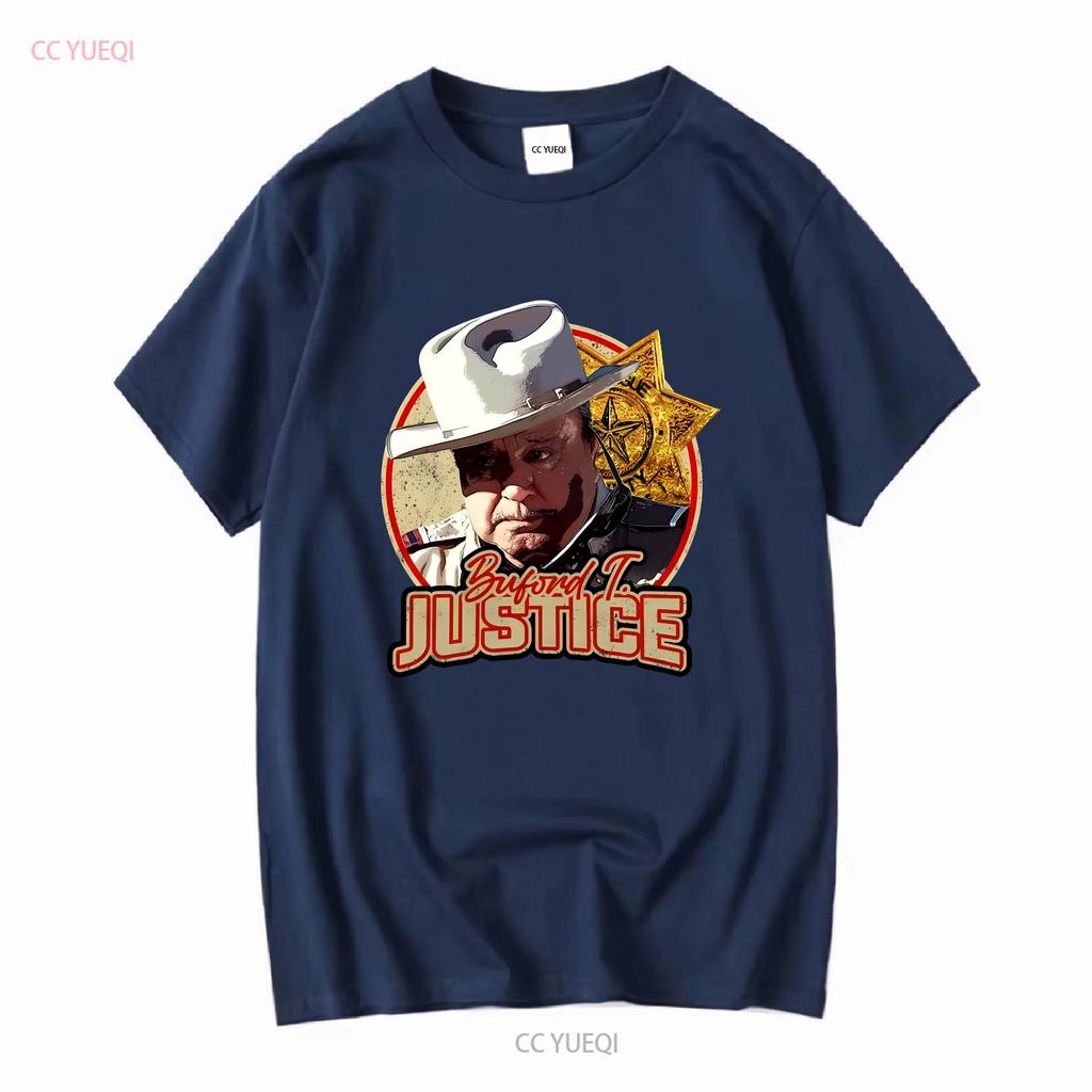 Nwt Sheriff Buford T Justice Cool Art Shirt Long Or Short Sleeves Vintage Washed Stylish Top For Everyday Wear Casual