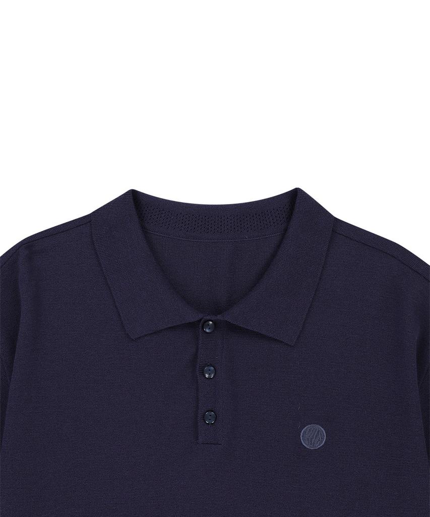 OFFGRID Og Cool Touch A/C Short Sleeve Knit - Navy