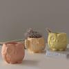 Flexible Silicone Owl Mold For Resin Crafts Candle Holder And Decorative Container Succulent Planter