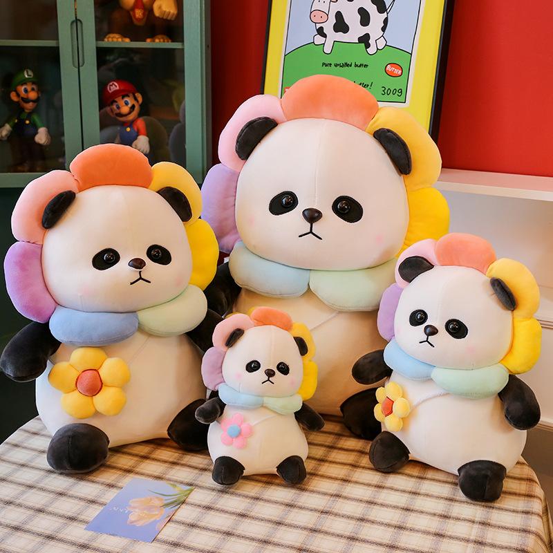 Panda Doll Plush Toy Simulated Bamboo Panda Doll Children's Pillow Rag Doll Birthday Gift