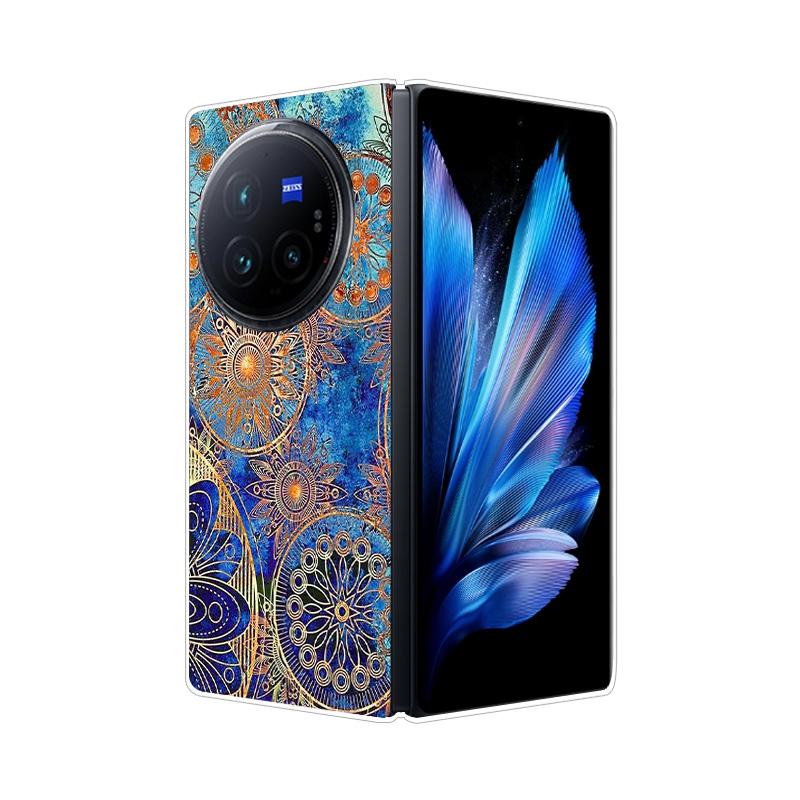 Per VIVO X Fold 3 Pro XFold 3 X Fold 2 Plus Custodia Cover Posteriore Rigida in PC Effetto Marmo Per Vivo X Fold3 Pro Fold2 Guscio Telefono Copertura Completa