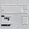 130 Keys Blue Dream Five Sided Dye Sublimation Keycaps MOA Profile PBT Keycaps for Cherry MX Switch Mechanical Gaming Keyboard