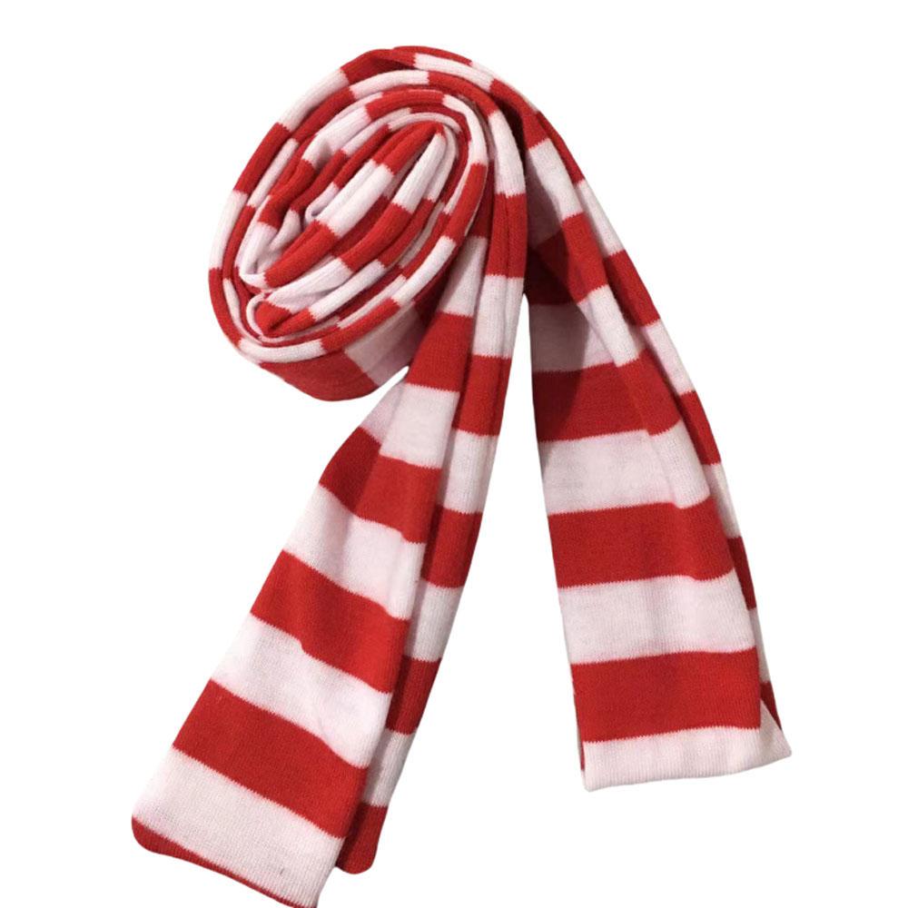Hot Striped Women Narrow Long Scarf Classic Black And White Stripe Decorative Scarf  Y2K Spicy Girls Neckerchief Wrap Choker