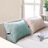 Sofa Triangle Cushion with Pocket Window Cushion Bedside Large Bed Backrest Pillow