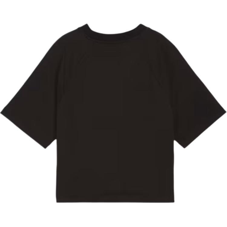 (WMNS) PUMA Classics Relaxed T-shirt 'Black' Women's 626808-01