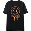 Floerns Men's Cartoon Half Sleeve T Shirts Round Neck Drop Shoulder Tee Shirts