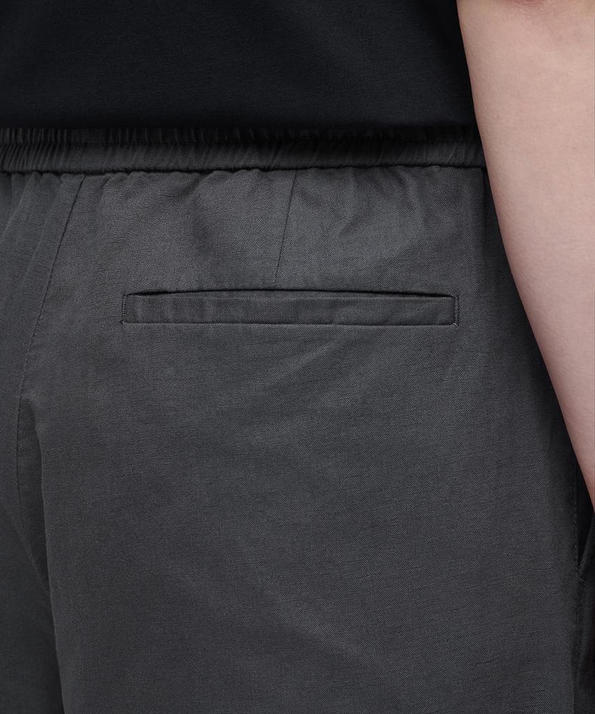 MUSINSA STANDARD Cotton Linen One-Pleat Wide Pants [Gunmetal]