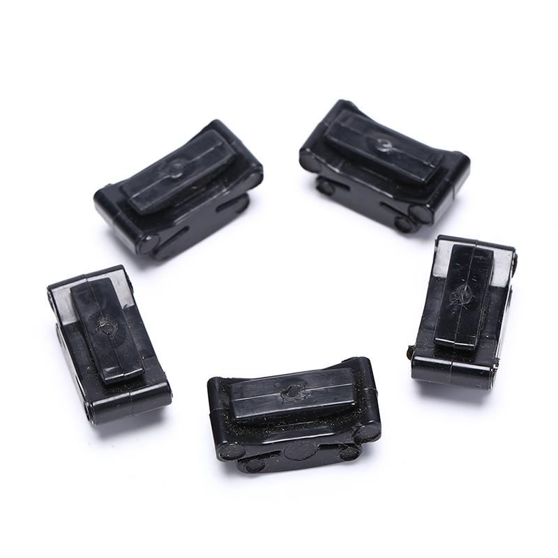 5Pcs Black Rubber Guitar Pick Holder Fix On Headstock For Guitar Bass Ukulele