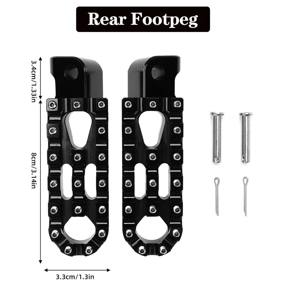 

For BMW F750GS F850GS F900GS R1200GS R1250GS R1300GS Series Footpegs Aluminum Front Rear Footrest Motocycle Pedals Accessories Rear Footrests