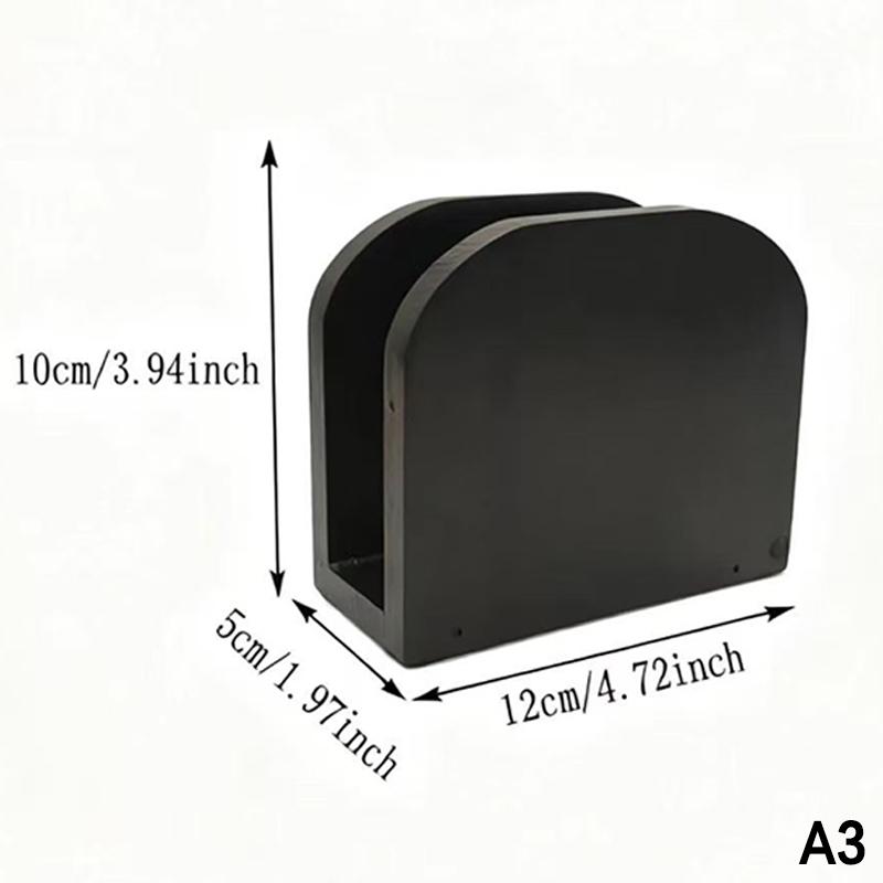 Wooden Napkin Holder Tissue Box Countertop Napkin Dispenser For Kitchens, Dining Rooms, Parties, Outdoor Settings, Restaurants