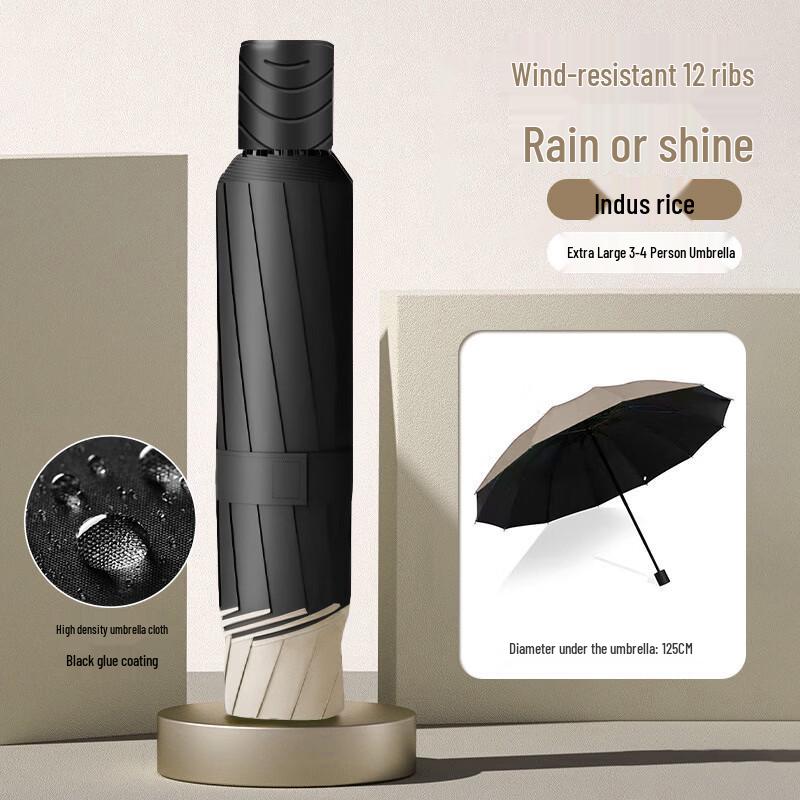 Large Dual-Use UV Protection Folding Umbrella