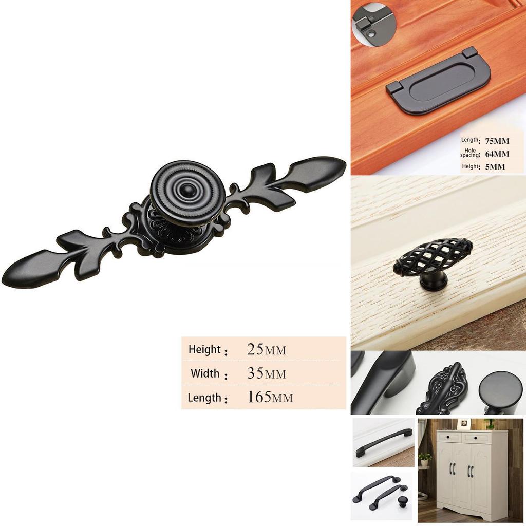 Elegant Modern Matte Black Nickel Kitchen Cabinet Handle With Superior Finish