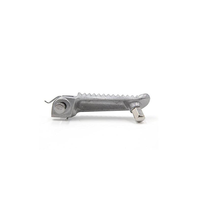 1Pair 7mm Aluminium Alloy Motorcycle Footrest Footpeg Foot Rest Peg Bike Bicycle Cycling Silver Tone for Yamaha R1 YZF R6