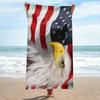 Beach Towel, Bath Towel, Microfiber Towel, Rectangular Beach Mat, Digital Printing Bath Towel, Shawl To Map