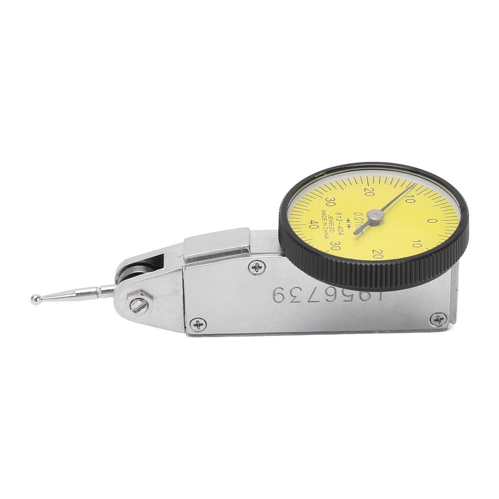 Dial Test Indicator 0mm 40mm 0mm Range 0.01mm Accuracy Precise Yellow Dial Test Indicator Gauge